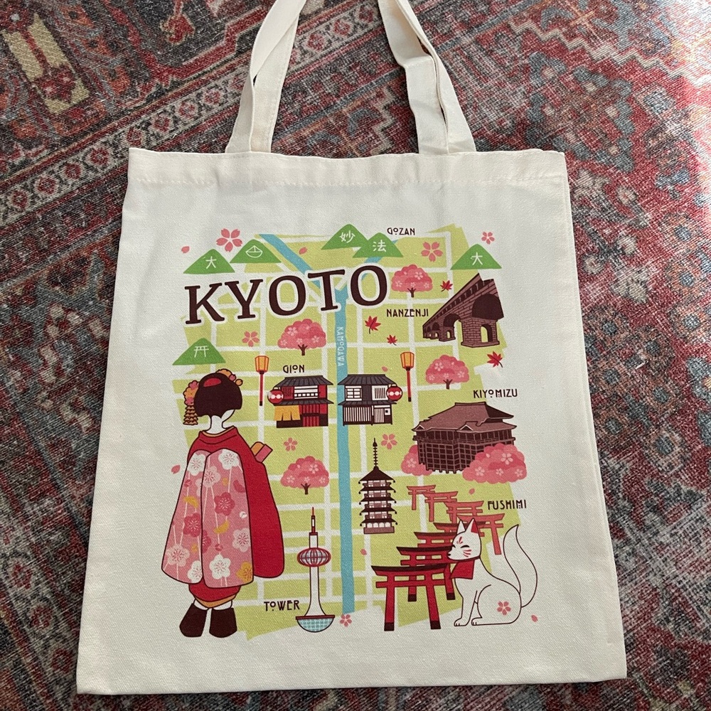 Kyoto Graphic Tote Bag